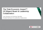 The Total Economic Impact Of Diligent Board & Leadership Collaboration